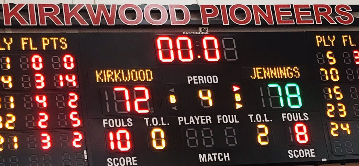 jennings_coach's tweet photo. Great high school basketball game to open conference play for the Warriors tonight who got the win at Kirkwood (1/7). @JenningsStuco @JenningsSH_STL https://t.co/OyXqZbNP8M
