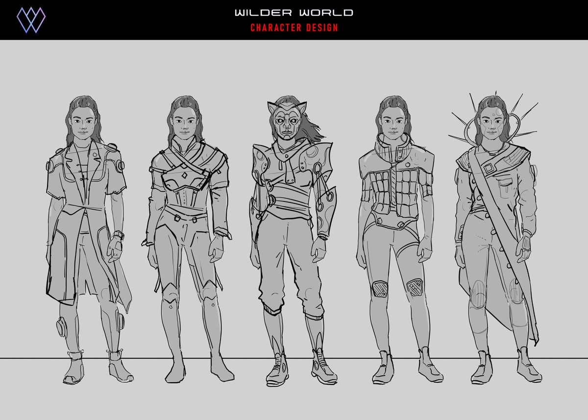 WilderWorld's tweet photo. Character design sketches by @ArtistZach 🔥 https://t.co/CWsi6w1cKO