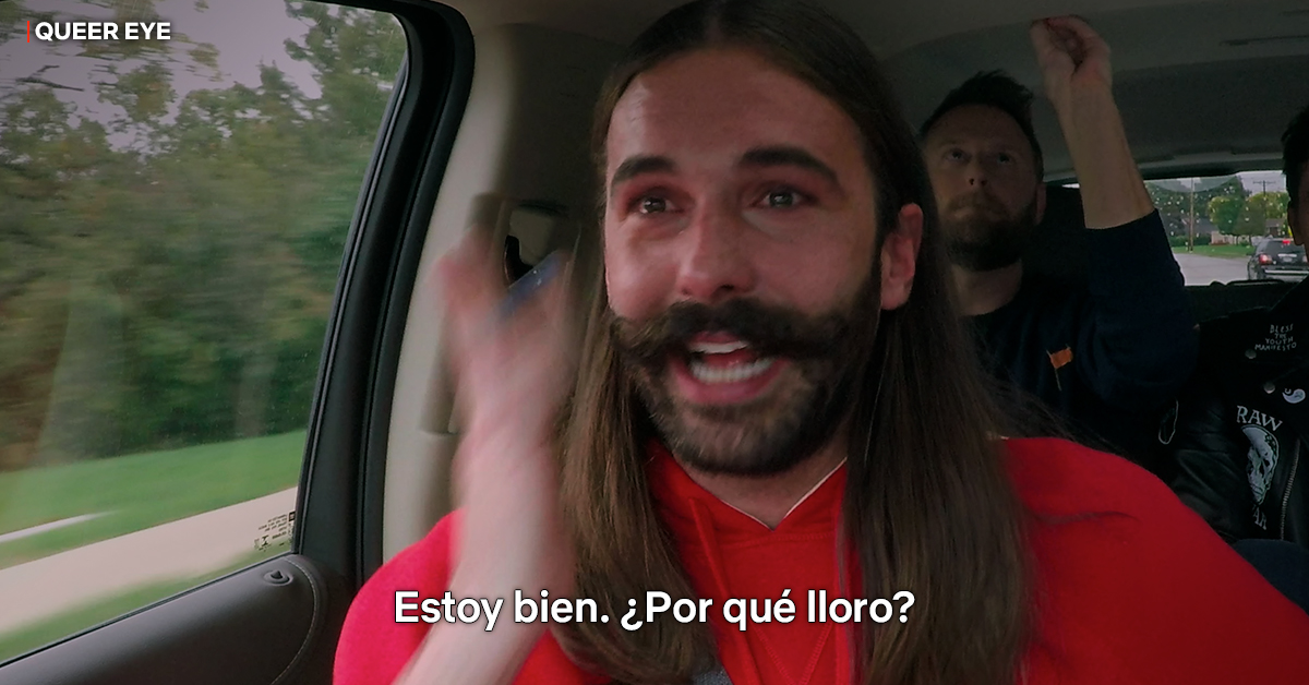 NetflixLAT's tweet photo. Yo: Voy a ver algo tranqui.
Yo en todos los episodios de Queer Eye: https://t.co/mWLfUKpupT