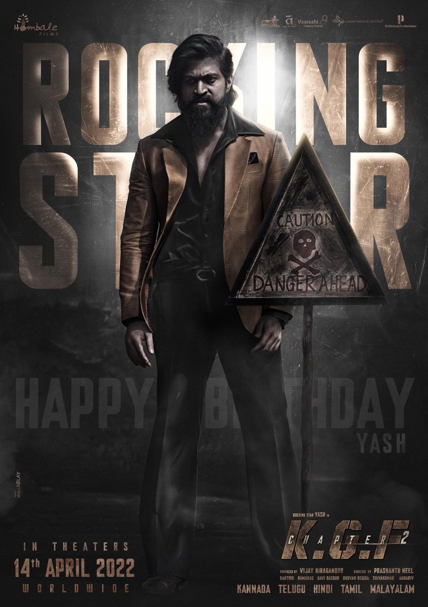 ReviewBazaar1's tweet photo. Happy Birthday Monster, @TheNameIsYash 
Waiting For #Kgf2 https://t.co/uZa6TRi4cI