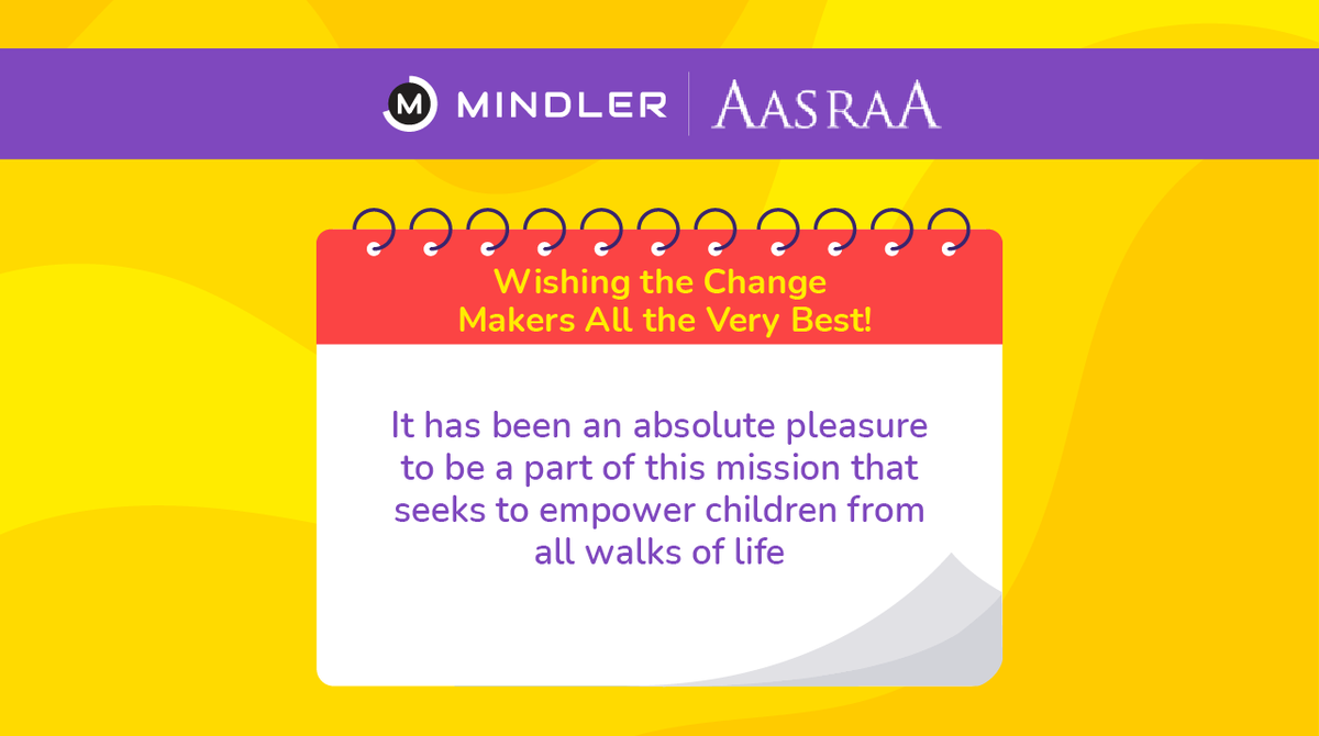 mindlercareers's tweet photo. Have a look at the incredible session we had with the Aasraa Trust (@AasraaTrust). It definitely was a privilege for us to be a part of such a noble cause.
#aasraatrust #underpriviledged #MindlerCareers https://t.co/Rmx707k92L