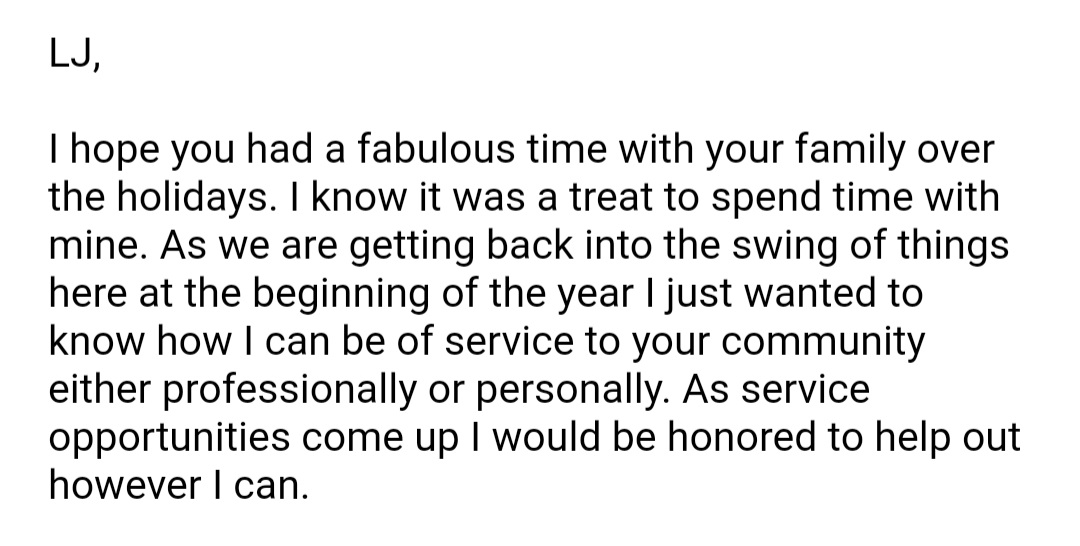 HiitsLJ2's tweet photo. This right here.
THIS.
This is the last email that I received today.
2022 — let's do this.
#likeminds #likehearts #serviceaboveself #chasingpurpose #takingupspace #takingourtime https://t.co/lSFrWeKlee