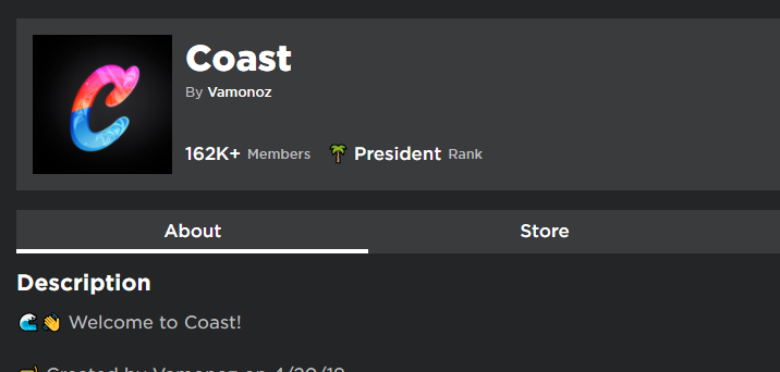 Coast_Roblox's tweet image. We changed our group name! ⭐️ Do you guys like it?