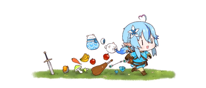 あれもしたい これも欲しい
ラミィちゃんの千鳥足ブレワイ好きです
#LamyArt 