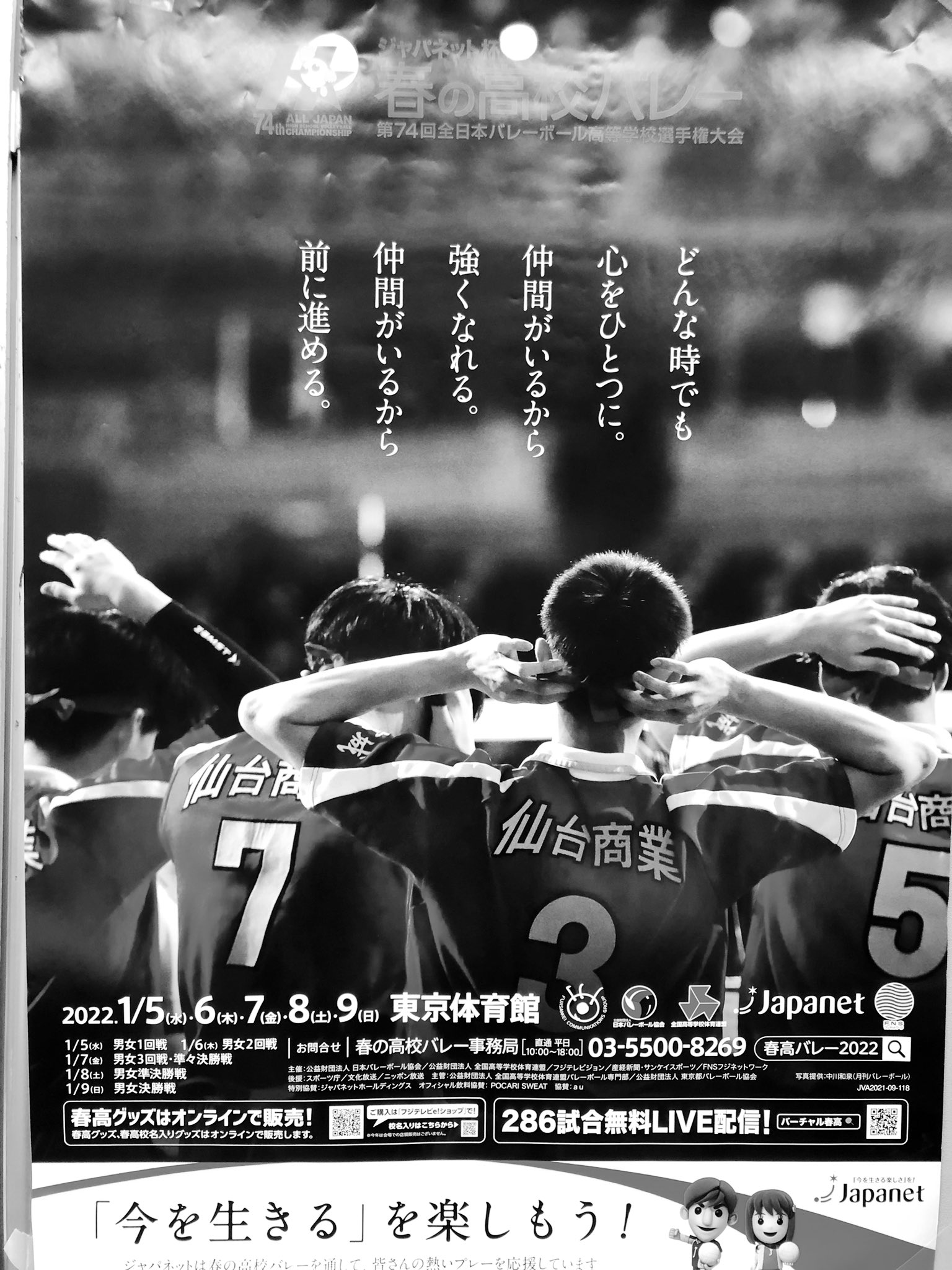春高ポスター ハイキュー 春高バレー 結果 新版 春高バレー ポスター