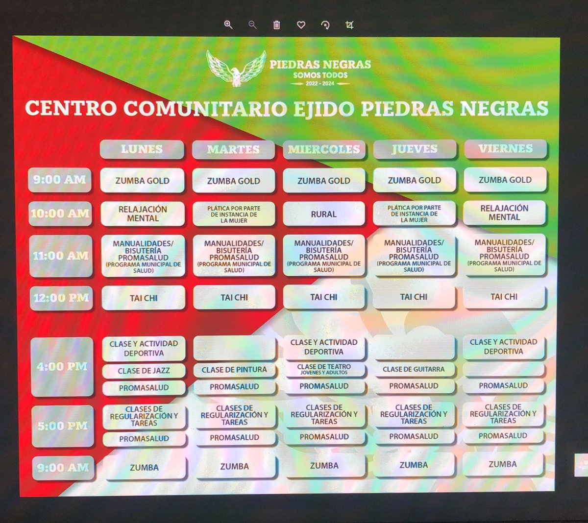 Jessykvelazquez's tweet photo. 📣📣📣 Inscripciones Abiertas de los cursos y talleres del Centro Comunitario del 
✅ Ejido Piedras Negras  

Llamar a los teléfonos 878 795 0232 Centro Comunitario 
 y 878782666 Desarrollo Social Incluyente @normaltrevino @MpioPNegras https://t.co/E0vVWWMe0a