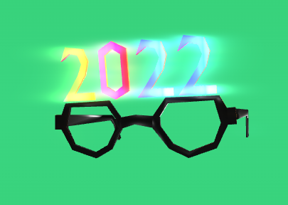 Our 2022 Glasses are now only 1 MANA in the <a href="/decentraland/">Decentraland</a> Marketplace!

Want to support our team? Grab a pair here: bit.ly/3eEnB6i 🖤