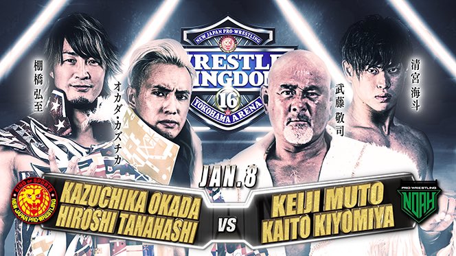 NJPW: Wrestle Kingdom 16 (8 de enero 2022) | Resultados en vivo | NJPW vs. NOAH | Superluchas