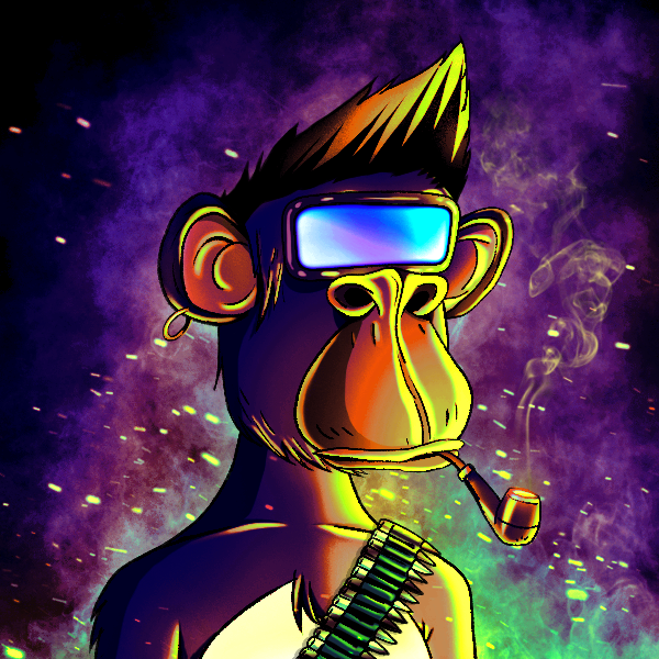 TERMI_999's tweet photo. Solana robot smoky ape on duty🐵🚬  #NFT #nftart #NFTCommmunity #SmokyApeBC #SmokyApeBC
#SABC #SolanaNFTs https://t.co/YPj4Asd0t3