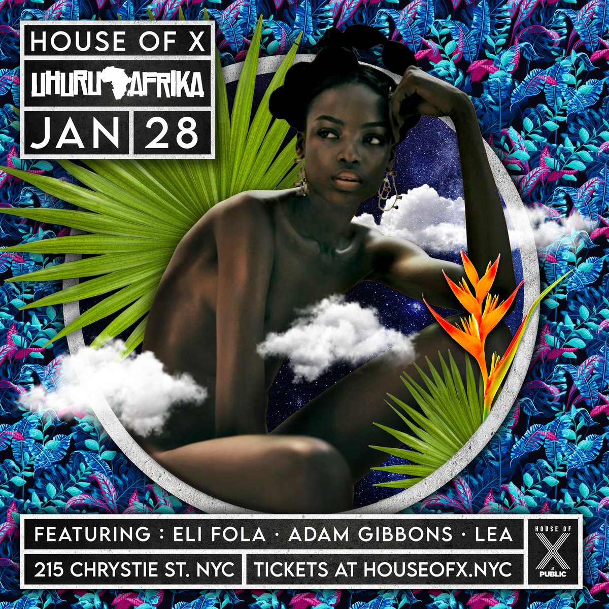 Jan 28! Thrilled to help kick off the <a href="/uhuruafrika/">Uhuru Afrika</a> residency at <a href="/houseofxnyc/">houseofx</a>! Looking forward to rocking with Uhuru Afrika founder &amp; DJ Adam Gibbons and Eli Fola! #afrohouse #afrodance #nyc #djleanyc