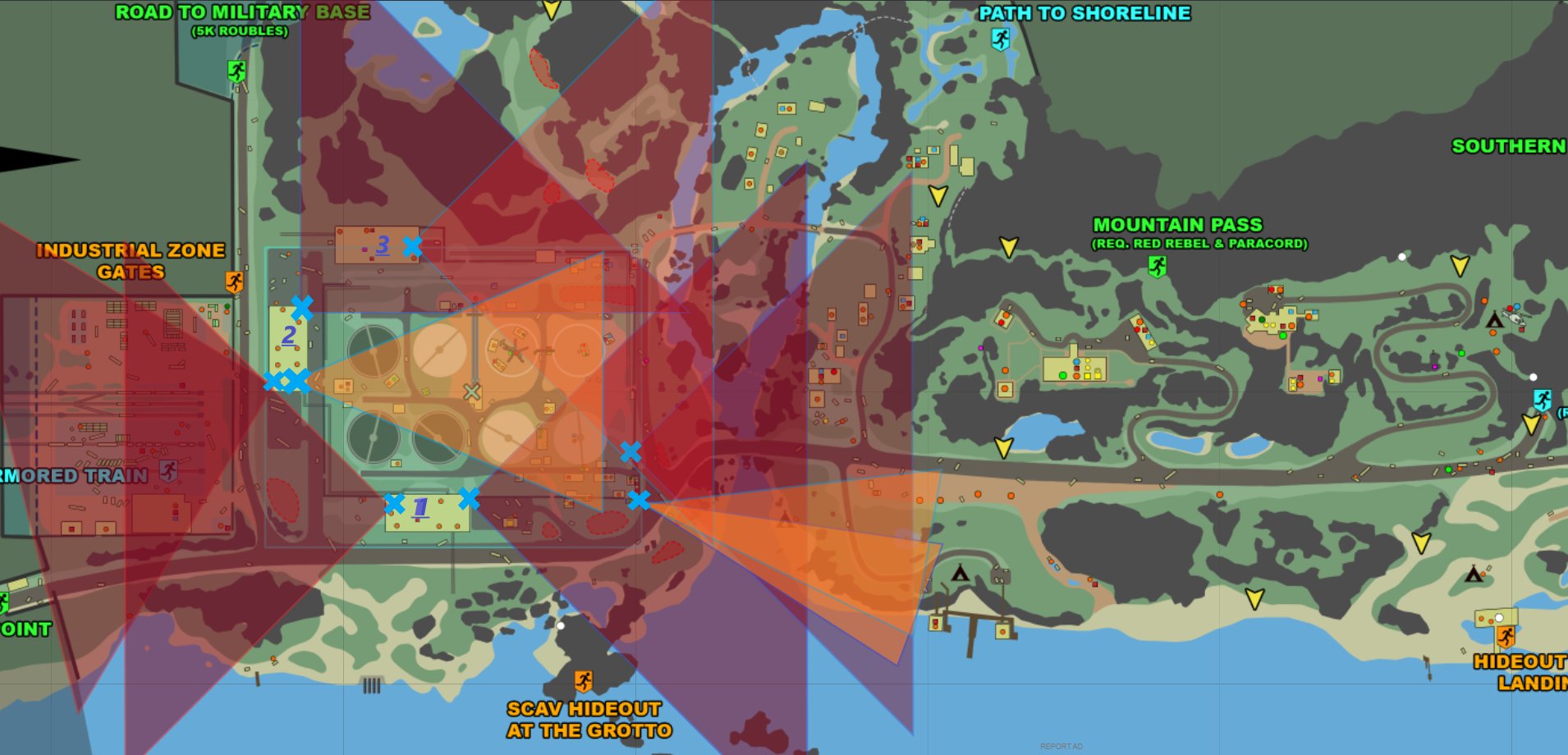 Escaping Tarkov - Tarkov Intel on X: Rogue Camp POVs on