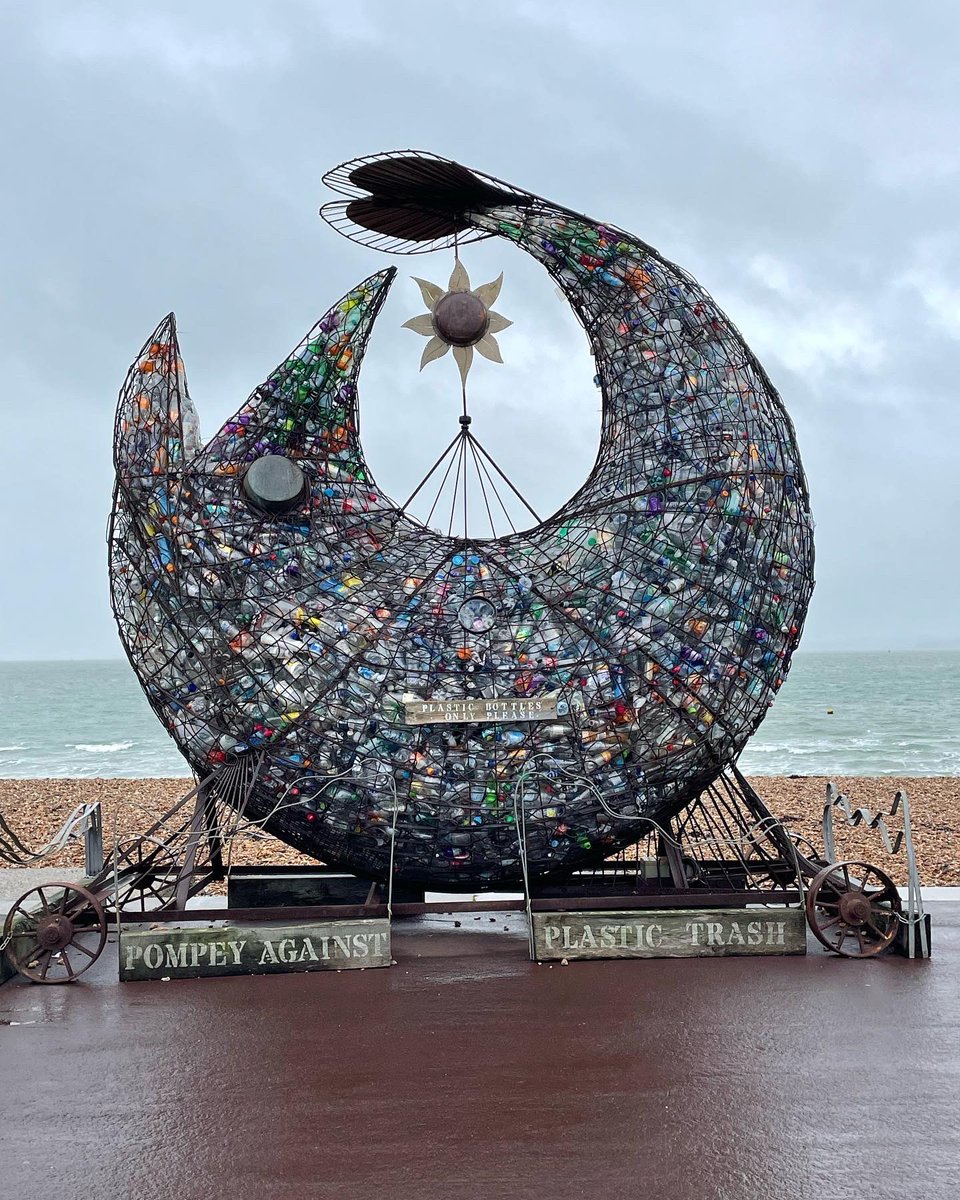 Love this Pompey against plastic trash - it has filled up nicely