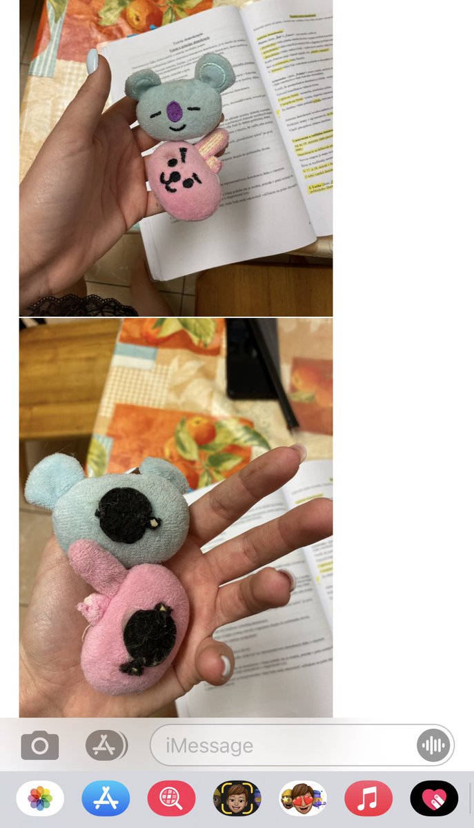 Lmaoo the way my bestie tried to fix her bt21 plushies 🤣🤣 also she’s probably putting her cat for an adoption, we’re taking offers @0204Aga