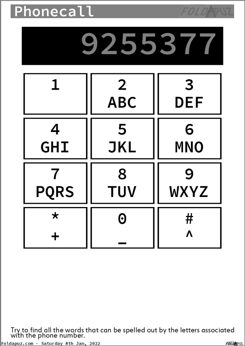 foldapuz's tweet photo. Sick of the same #Wordle puzzles every day?
There's CARLOADS of daily word puzzles, along with maths and logic ones, playable at https://t.co/y44DfCLW38

Print them out, or play in your browser. https://t.co/e6l1WauRxK