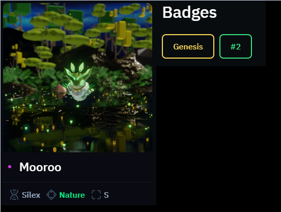 Zone_w3's tweet photo. After lots of bait and expeditions we come home with a Genesis Tier 3, and only the 2nd one found!

Love the @LegendsOfVenari community and team, you can truly tell it has been built with love and dedication. 

Here's to finding even more new Venari! https://t.co/7DE62IeXzF