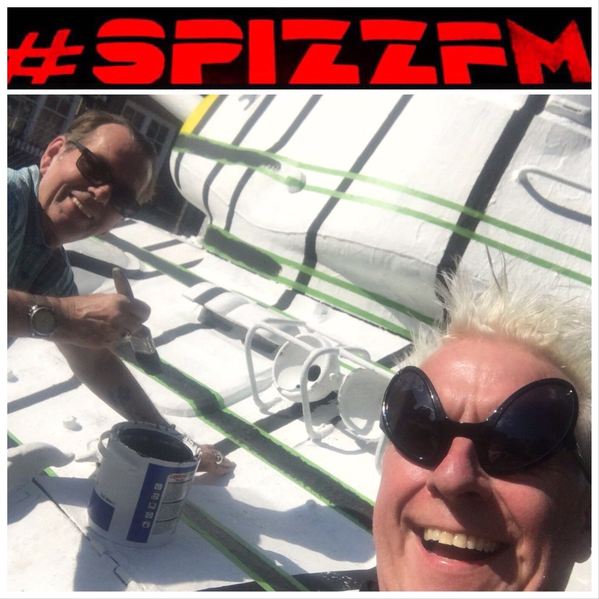 spizzenergi's tweet photo. #SpizzFM Farewell #SpizzTank #Stompie #Tanksi PIL, Monty Python, The Spizzles The Stranglers, The Beatles, Vic Reeves, Spizzenergi, & another PiL. Show Dedicated to “Mr T” who painted the tank 20 or more times catch up here https://t.co/jWUCjU8P3F https://t.co/grgDBz5SgC