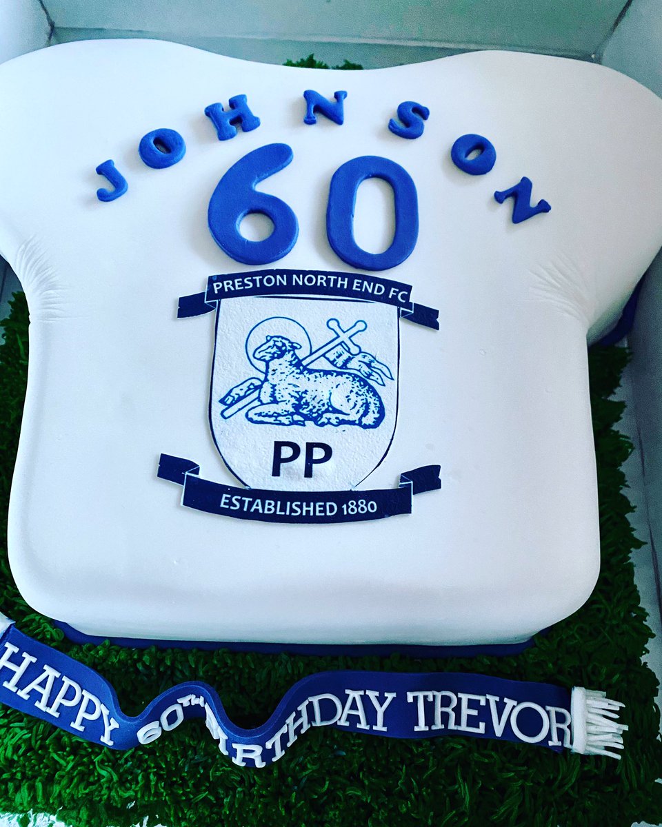 60th birthday cake for a PNE fan 😀