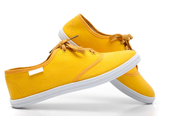 I m wearing shoes. Кеды желтые Веселые. Yellow Sneakers. 1406855 Yellow. Yellow Stains on White Shoes.