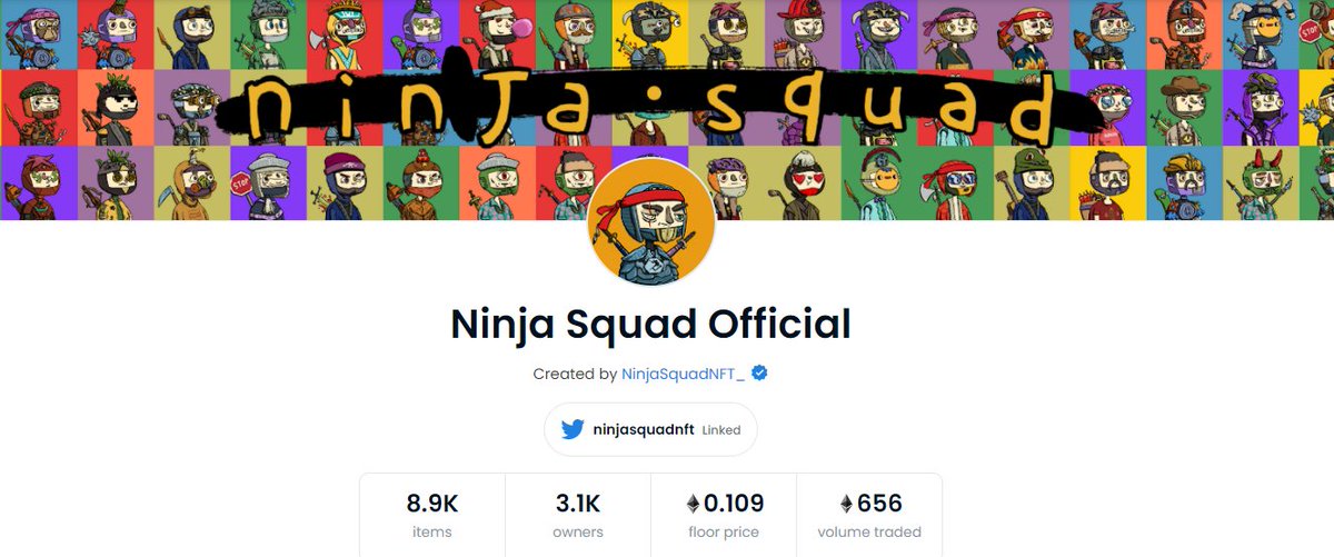 We are going to the moon as always and we are strong together. Therfore everyone will know us. Because we are #ninjasquad  ;)
(Alpha)
#NinjaSquadNFT