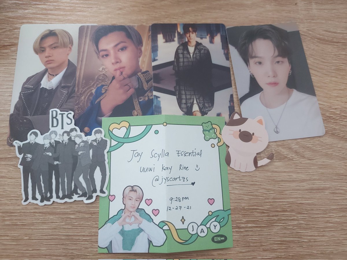 jyscartzs's tweet photo. #rinesmails #jystradesz 
— from: 💌 @juuung_one

tysm po for trading with me and letting jay arrive safely to me !! dw i'll take care of jay kahit paliguan q pa chour. thank you din sa freebies and sa smooth transaction❤❤

#juuung_proofs https://t.co/pHJxrdZenc