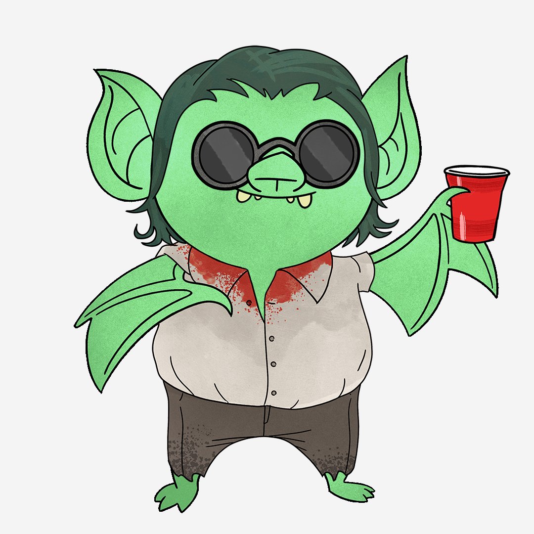 Goth Party Bats NFT tweet media