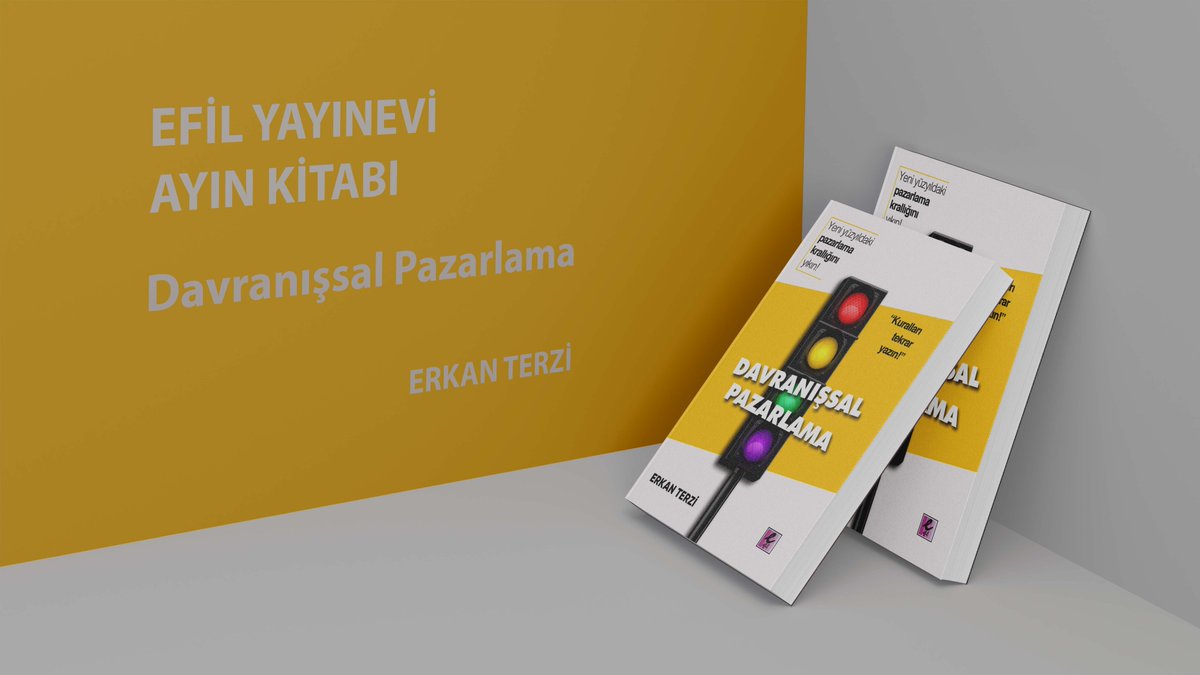 Yeni yüzyılın pazarlama krallığını yıkmaya hazır olun!Pazarlamayı anlamış kaliteli bir pazarlama yöneticisi olmanızı sağlayacak "Davranışsal Pazarlama" kitabını incelemek için:
efilyayinevi.com/urun/davraniss…