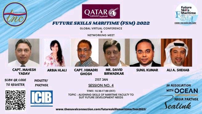 Fosma5's tweet photo. Capt.Mahesh Yadav Director #Fosma and #FMIRO will be speaking at FUTURE SKILLS MARITIME (#FSM202) Global Virtual Conference on 21st Jan
Please register and attend to interact with him and other global maritime leaders
https://t.co/ekVDQAW7LV
#maritimeindustry #virtualconference https://t.co/xakplcRFsY