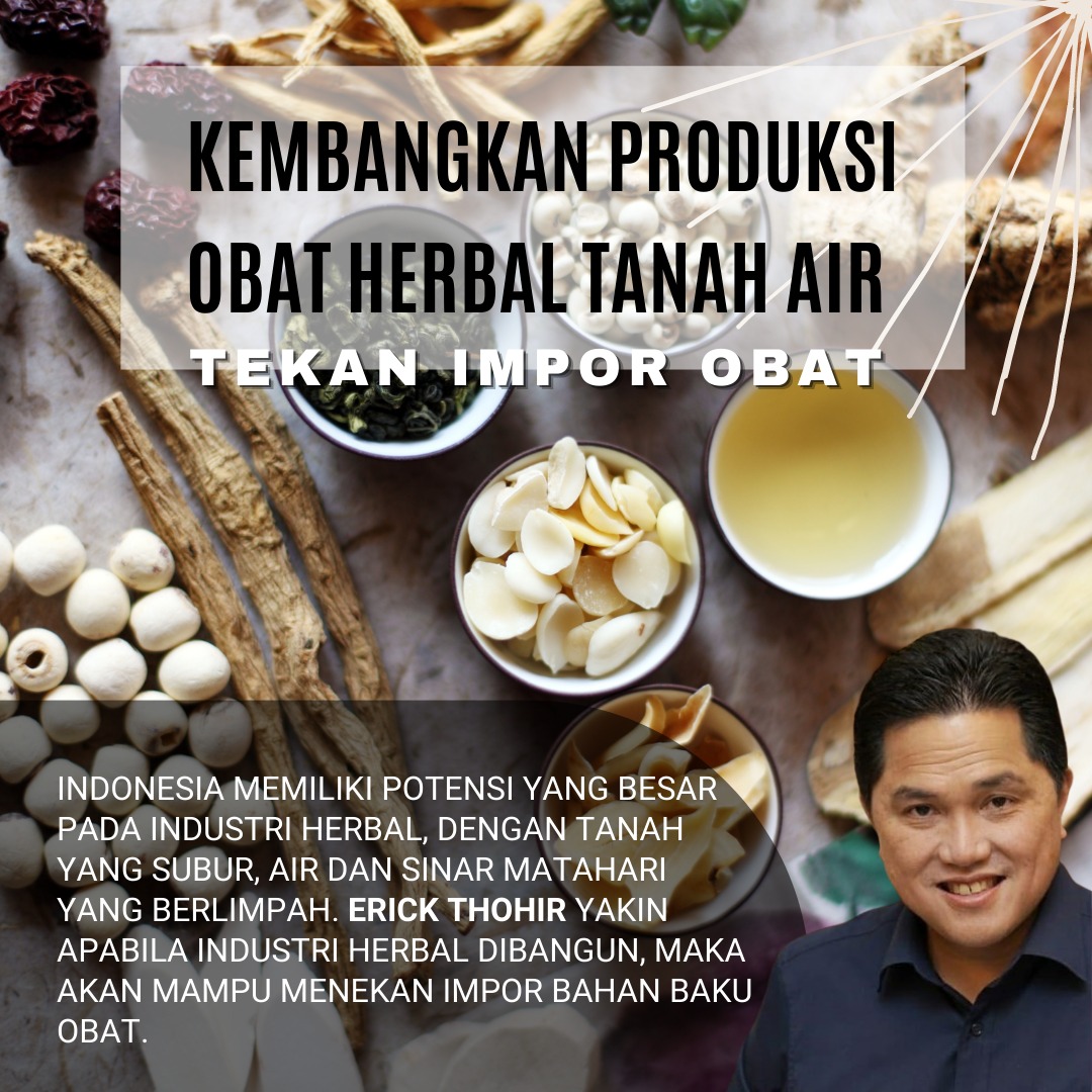 _Vaniaokta's tweet photo. Indonesia memiliki potensi besar pada industri herbal, pak @erickthohir yakin jika industri herbal dibangun, akan mampu menekan impor bahan baku.

https://t.co/oc1qnvmIrx https://t.co/ErwkK8r6qT