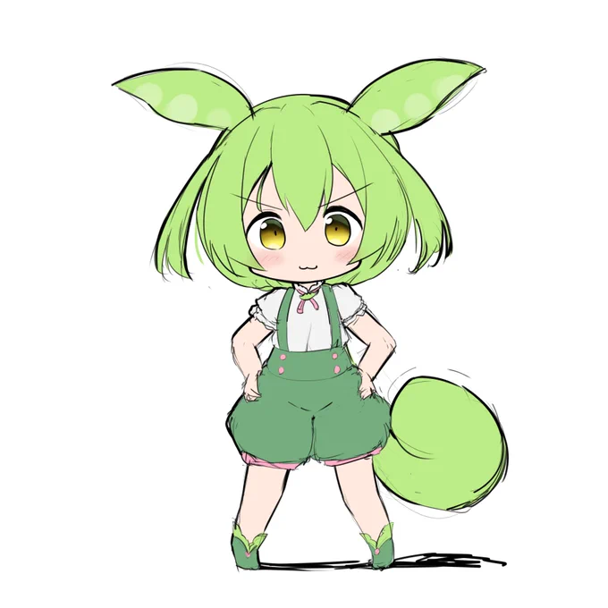 SDずんだもんラフ 