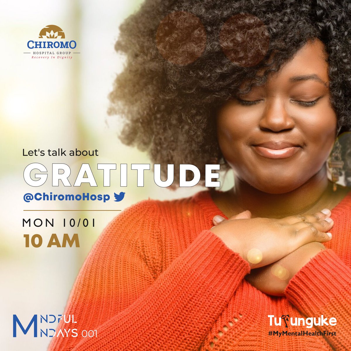 ChiromoHospGrp's tweet photo. Gratitude is something that we should be able to express on any occasion—no matter how big or small; it's always important to reflect on all of the blessings you have. https://t.co/xnkSHNUhi3