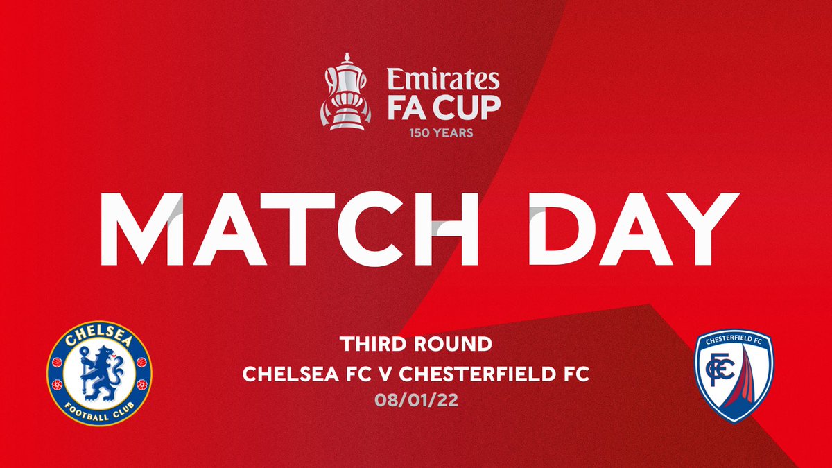 ChesterfieldFC's tweet photo. 𝐈𝐓’𝐒 𝐌𝐀𝐓𝐂𝐇𝐃𝐀𝐘!! 🙌💙

Wow! 18 months ago we were fighting for the clubs survival in the National League, today, we take on the European Champions! 😍🎶

🏟 Stamford Bridge
⏰ 5:30pm
👊 @ChelseaFC 
📝 https://t.co/X6bpKAjvmx
💰 https://t.co/jdkuFK7ISu

#Spireites https://t.co/SfoEenM2sp