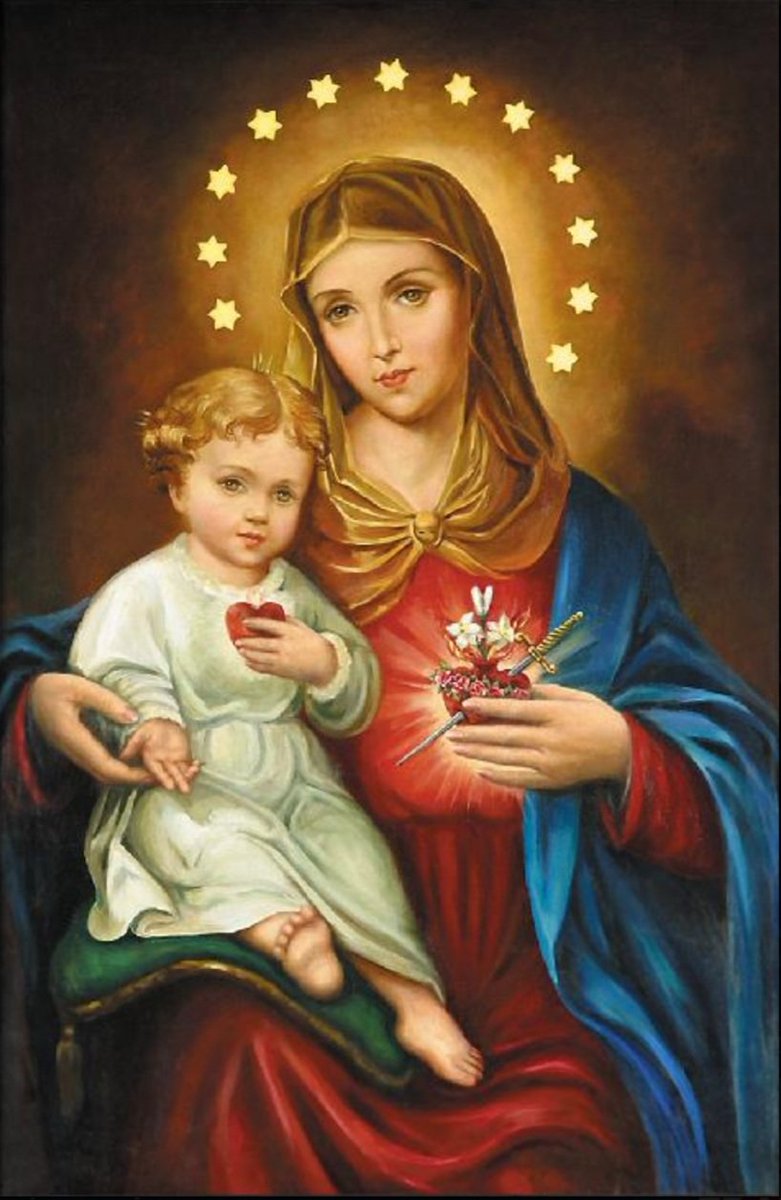 teresaleoc's tweet photo. "Tell everybody that #God grants us graces through the #ImmaculateHeart of Mary; that people are to ask her for them; and that the #Heart of Jesus, wants the Immaculate Heart of Mary,to be #venerated at His side."
~St.Jacinta Marto
#FirstSaturday #ImmaculateHeart of Mary https://t.co/pGzkiSJEqw