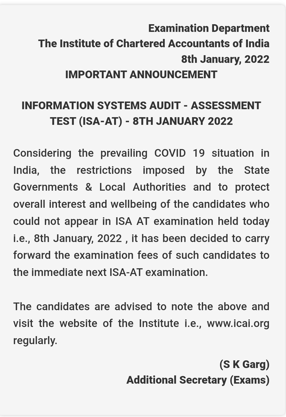 Institute of Chartered Accountants of India ICAI on Twitter