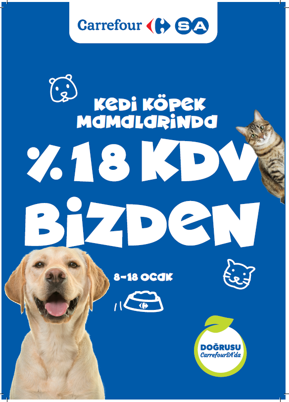 Teşekkürler... “8-18 Ocak arasında CARREFOURSA’DA KEDİ KÖPEK MAMALARINDA %18 KDV İNDİRİMİ raf etiketlerine yansıtılmış olacak"  <a href="/haydarozkan01/">Haydar Özkan</a> <a href="/TulayDanacioglu/">Tülay</a> <a href="/sukransunc/">şükran sunç çakır</a> <a href="/ufukbayraktar__/">Ufuk Bayraktar</a> <a href="/FundaBayrErsoy/">Funda Bayrı Ersoy</a> <a href="/CarrefourSA/">CarrefourSA</a> <a href="/melek_ayozdogan/">Melek AyÖz Doğan</a> <a href="/bahtiye2/">bahtiye altın</a> <a href="/ayhande10933362/">ayhan demir47</a> <a href="/Kemalzaferzdemr/">Kemal zafer özdemir</a>