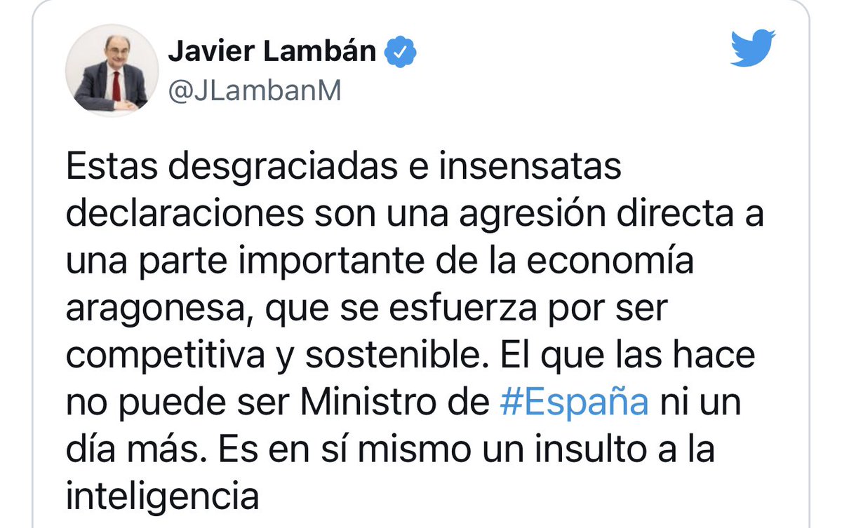 rosadiezglez's tweet photo. “Desde España se exporta carne de mala calidad y de animales maltratados”. Alberto Garzón, Ministro de Consumo. Si fuera verdad, debiera dimitir o ser cesado por permitirlo. Siendo mentira, debe ser cesado por hacer daño al sector y a España. @sanchezcastejon lo mantiene. https://t.co/EyKHbaQFbA