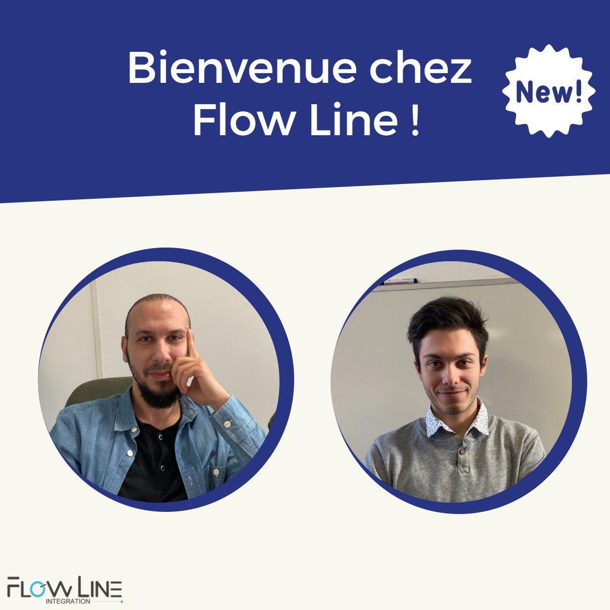 FlowLine_fr's tweet photo. Comme annoncé lors du Calendrier de l'Avent, Flow Line continue d'acgrandir ses équipes en 2022 !

2 nouveaux collaborateurs viennent de nous rejoindre 💪

Bienvenue à Medhe, développeur @Salesforce et Dorian,   !

#integrateurerp #erp  #salesforce #sage https://t.co/jfasxJ2Trz