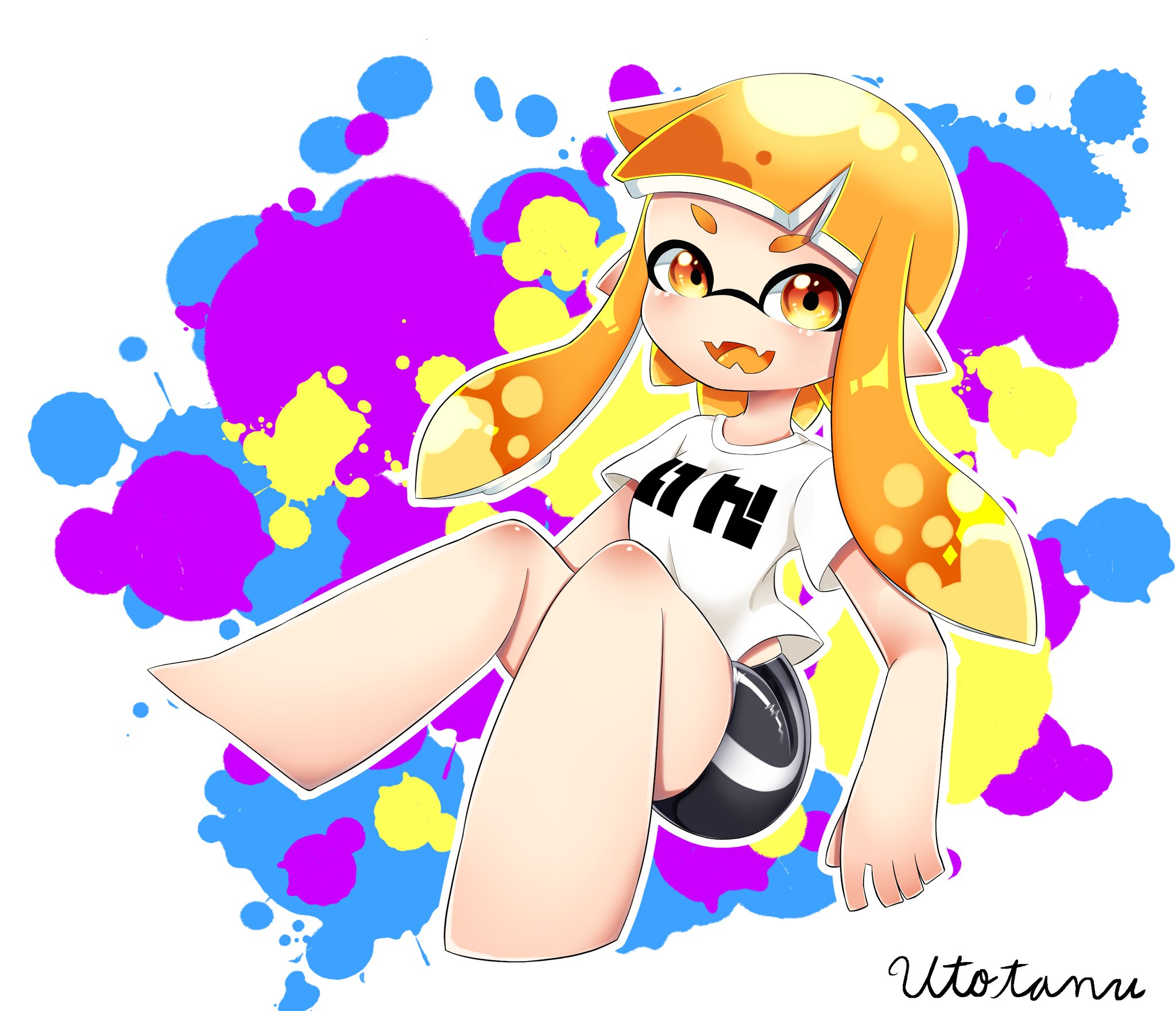 Twitter 上的 宇都荼濡 イラスト スプラトゥーン イカちゃん イラスト好きな人とつながりたい スプラトゥーンのイカちゃんです スプラ3楽しみ T Co Okznsa3h1b Twitter