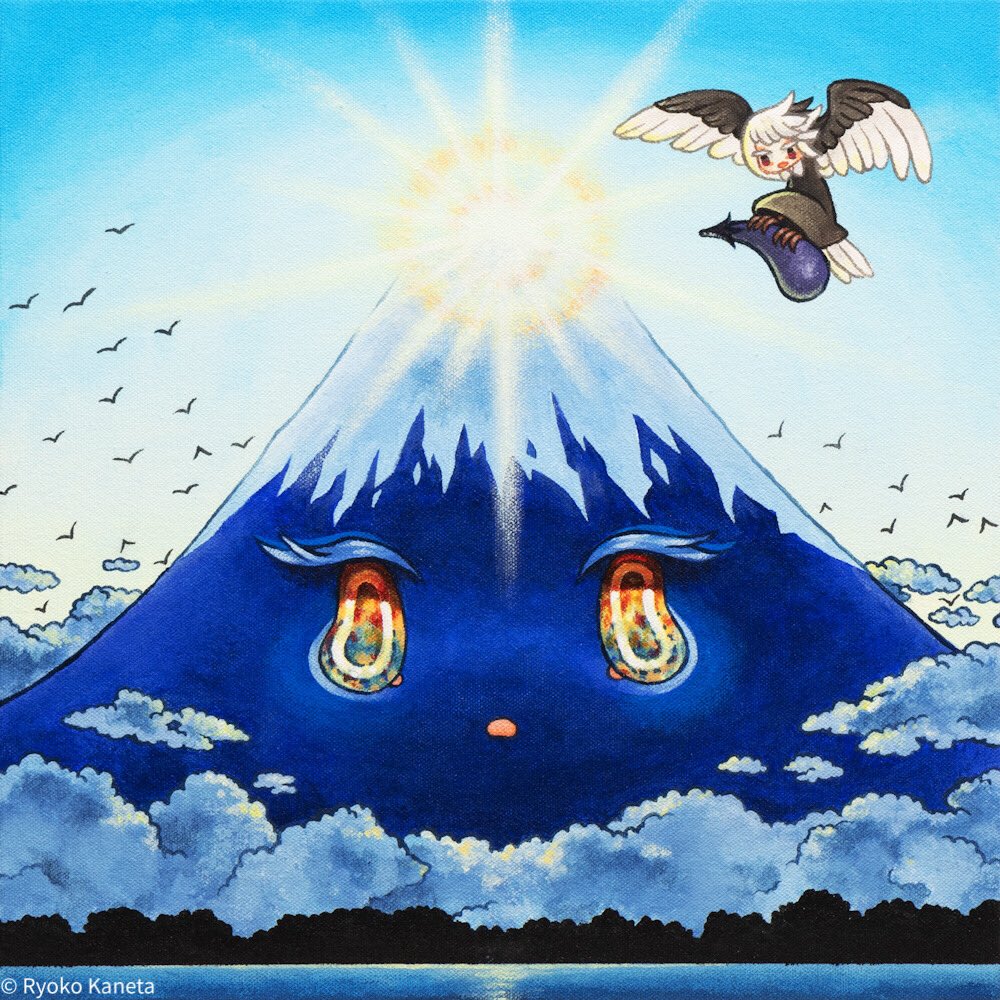 “Diamond Fuji”
2021
12”×12” (305×305mm)
acrylic on canvas

For #artcollectorstarterkit group show <a href="/coreyhelford/">Corey Helford</a> in Los Angeles.
💎🗻🦅🍆