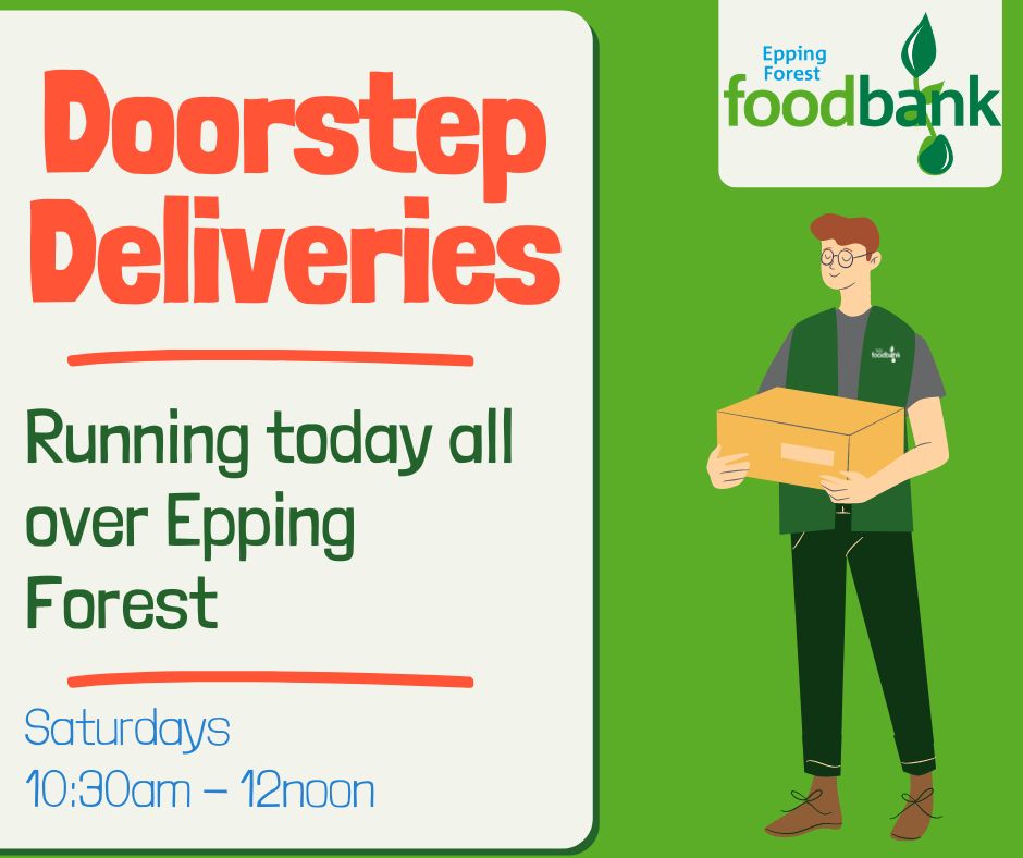 EppingForestFB's tweet photo. Our doorstep delivery service will be running today, delivering all over Epping Forest.
If you need urgent help, please call us on ๐๐๐๐๐ ๐๐๐ ๐๐๐ or visit https://t.co/WZTprAp79r for more information
#EppingForest #Foodbank #GetHelp #LightThroughTheTrees https://t.co/VDdSrvHNys