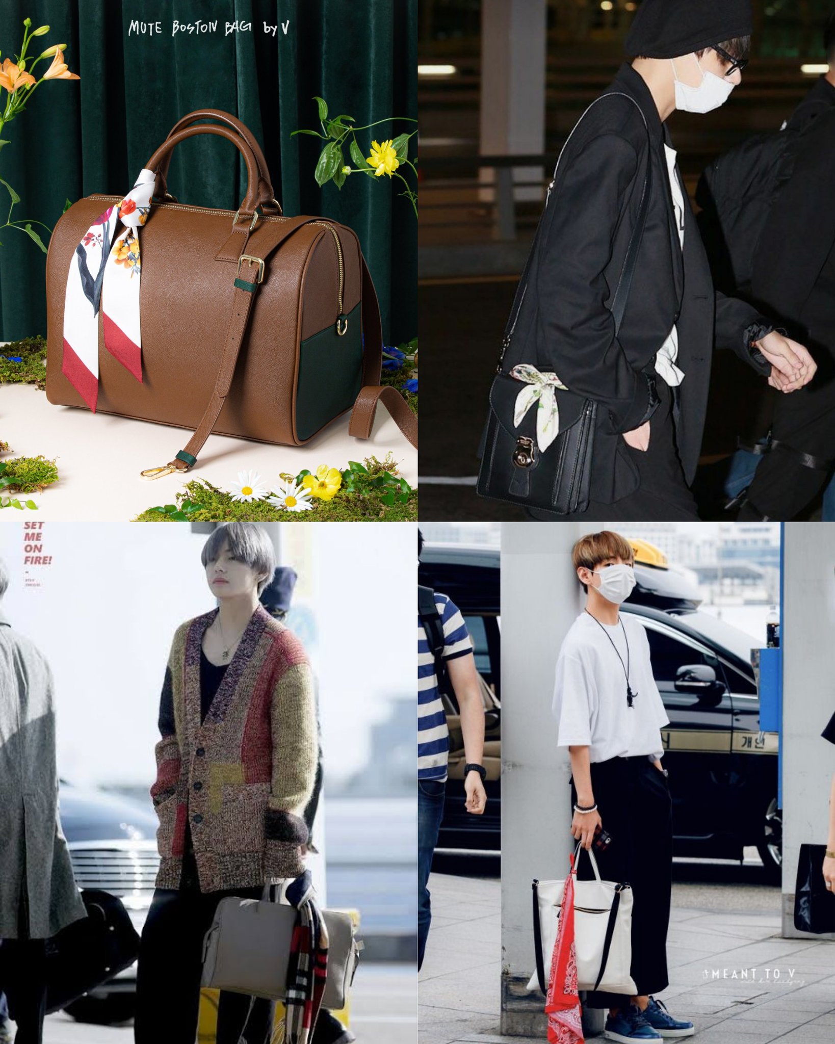 taehyung v gucci bag