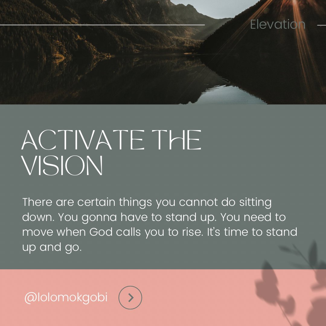 Your next is connected to how you honour your now #SaturdayMotivation