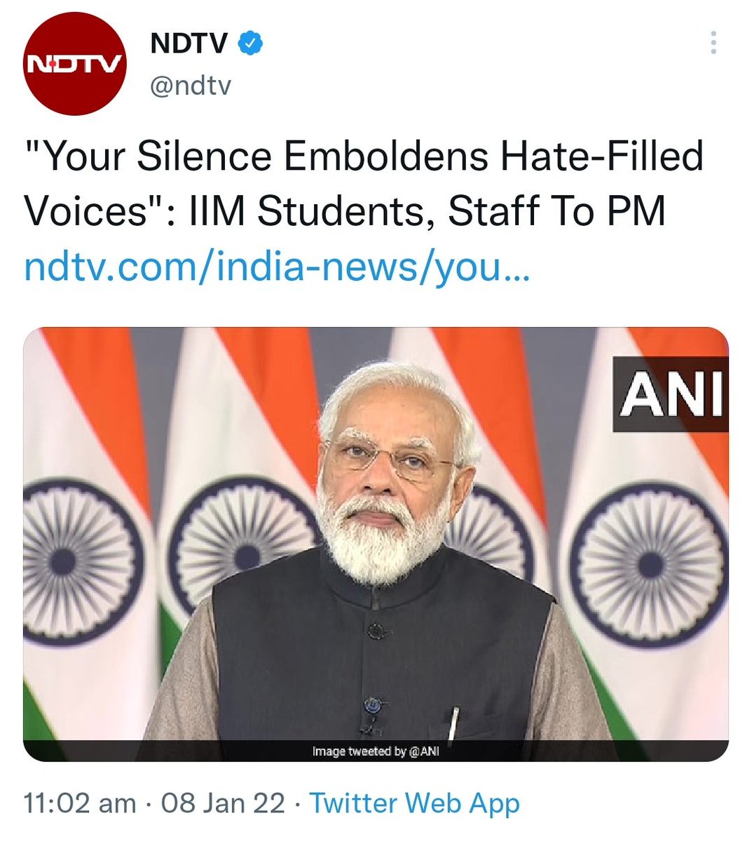 SattarFarooqui's tweet image. &quot;Your Silence Emboldens Hate-Filled Voices&quot;: IIM Students, Staff To PM

Dear #BravePmModi Please..... SPEAK