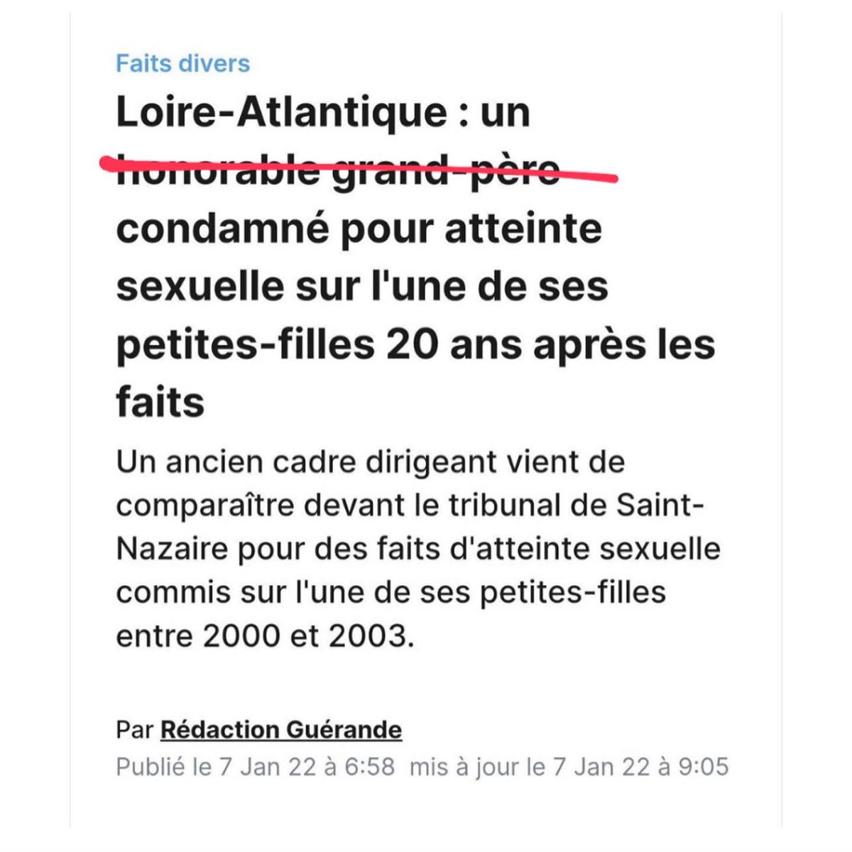 preparezbagarre's tweet photo. La complaisance de notre société avec les violences sexuelles : chapitre 6283918626338. https://t.co/EEpLTGse3e
