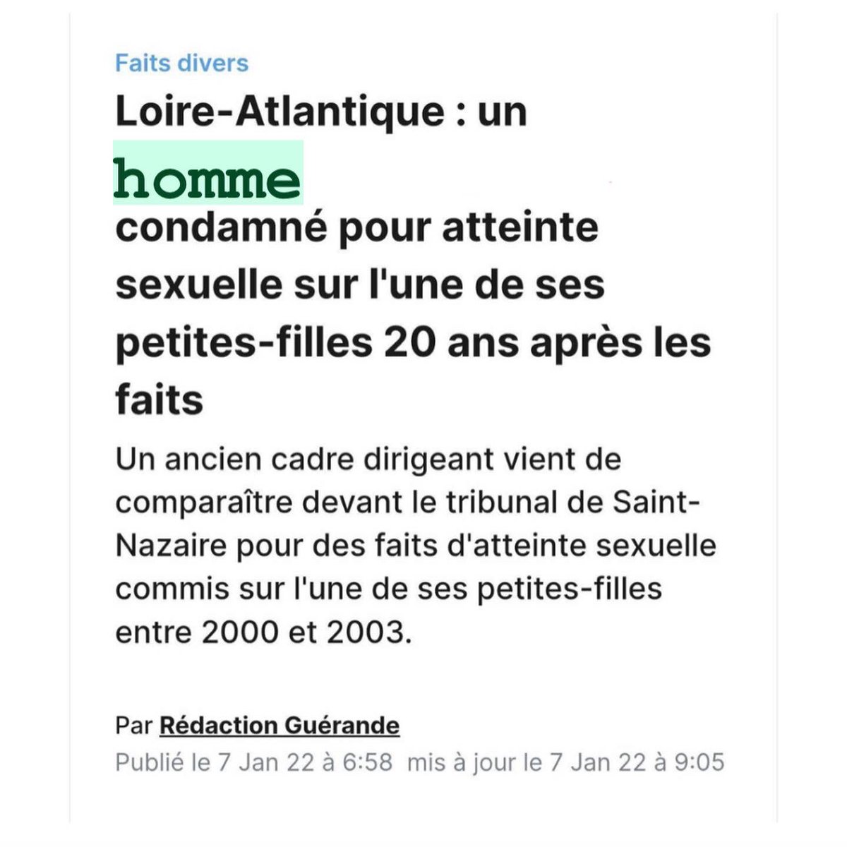 preparezbagarre's tweet photo. La complaisance de notre société avec les violences sexuelles : chapitre 6283918626338. https://t.co/EEpLTGse3e