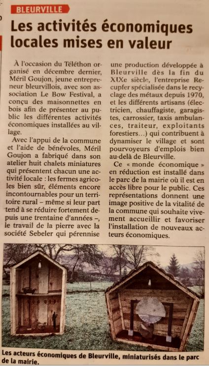 blidericus's tweet photo. Bleurville (Vosges). - Le village valorise ses acteurs économiques. https://t.co/IBNaORPxjO
