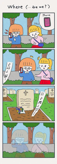 4コマ漫画
「Where ( …are we? )」 