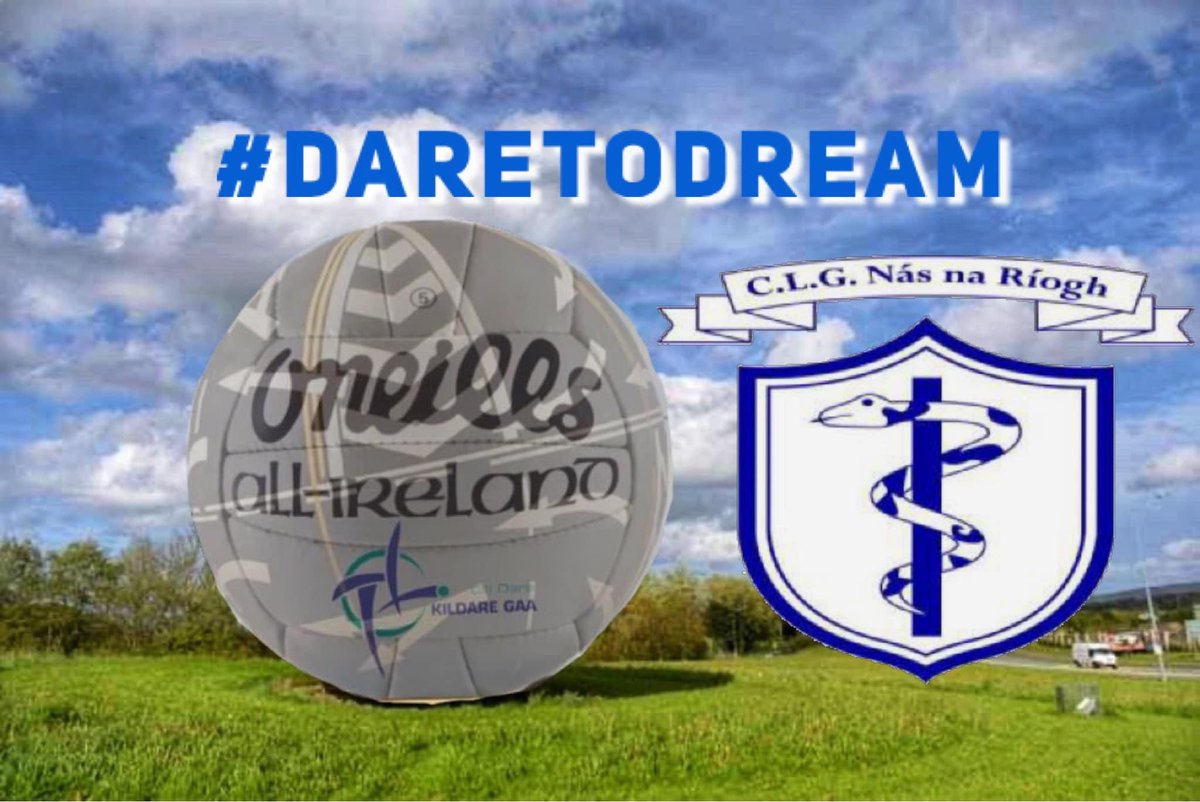 Best of luck to our <a href="/NaasGAA/">Naas GAA Club</a> Senior Footballers in their AIB Leinster Football Final today at 5pm vs Kilmacud Crokes
Match will be shown on TV also. 
Nás Na Riogh Abú 🔵⚪️ #Naas