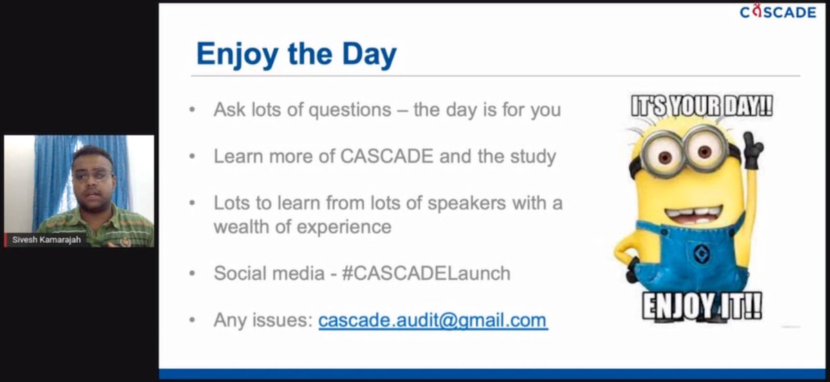 STARSurgUK's tweet photo. It’s a LAUNCH! 🚀

@Sivesh93 is opening the CASCADE event with an overview of today’s schedule. 

Especially looking forward our keynote speakers talks on Post-op Cardiac Complications and Academic Surgery.

It is not too late to join! https://t.co/OQVIobhvVw