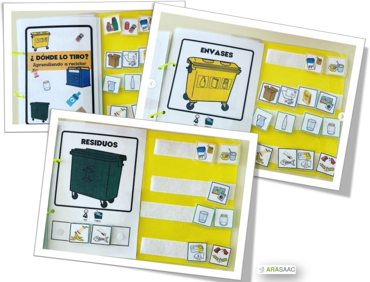 👉🗑📦🧃"Material TEACCH: ¿Dónde lo tiro?." 🤩
🖱Descargar el material desde ARASAAC:
➡🖥arasaac.org/materials/es/4…
➡🖥instagram.com/arasaac/
🗑¿Me ayudas a reciclar?
👏¡¡¡Gracias Adriana por compartir el material con ARASAAC!!!