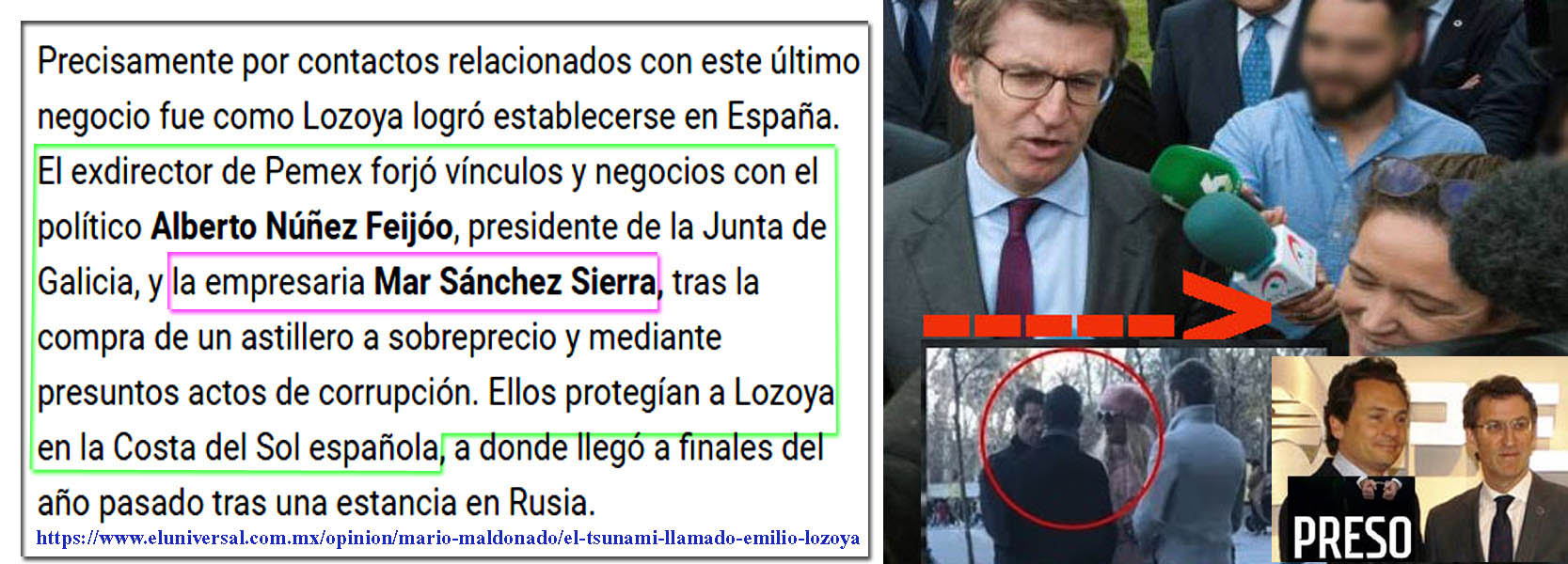 XornaldeGalicia on Twitter: "Periodista Miguel Delgado testigo fiscalia  México trama Feijóo-Mar_Sanchez-Pemex;#TEM_RistoMejide #RistoMejide #TEM  #FeijóoConVox #GaliciaSuma #EspañaSuma #EvoMorales #Bolibia #galiciafeijoo  #feijoogalicia #turismogalicia ...